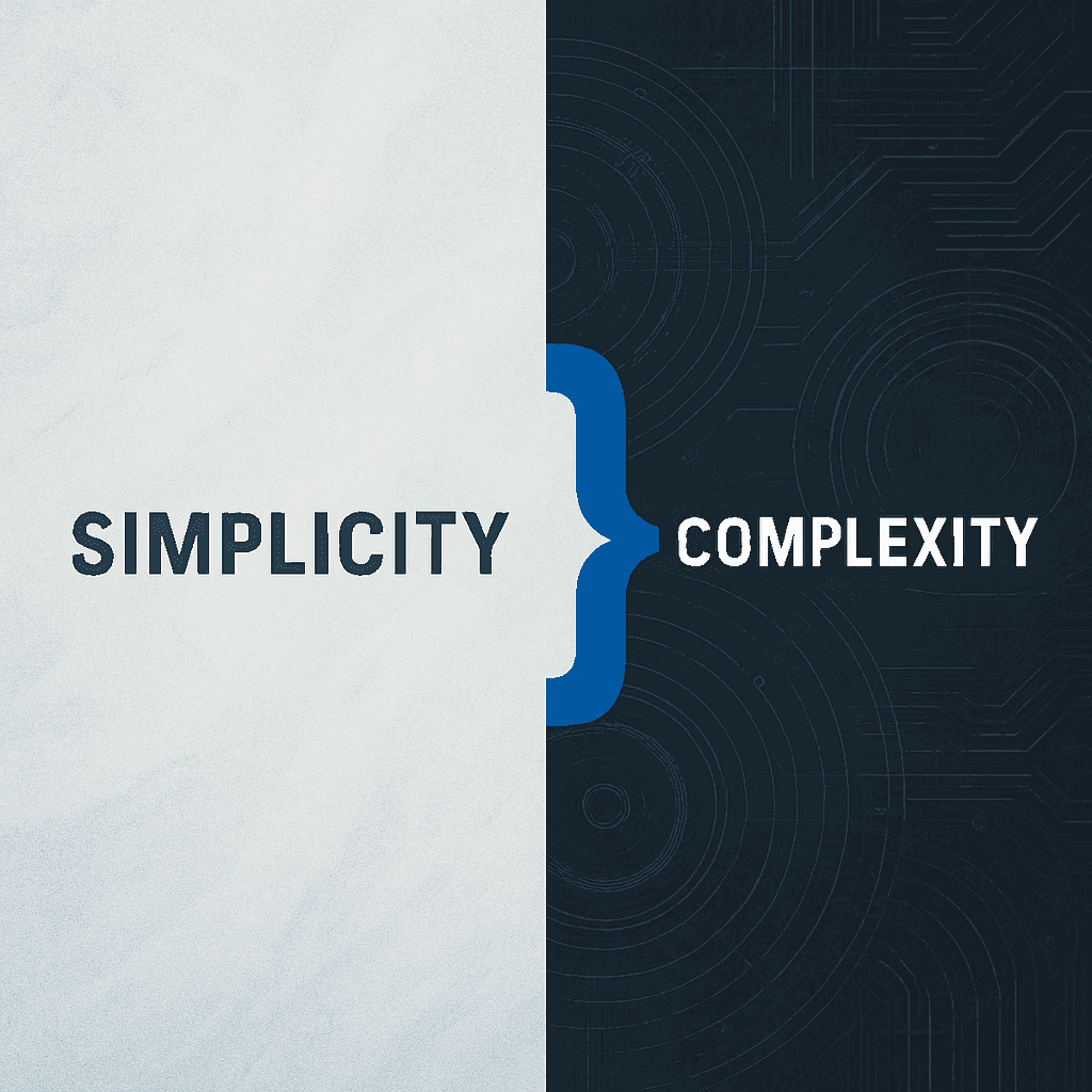 Simplicity vs Oversimplification