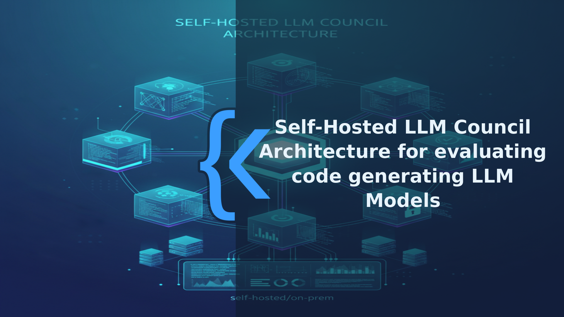 Self-Hosted LLM Council Architecture for evaluating code generating LLM Models